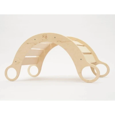 Leagan Montessori Curcubeu 5 in1 Natur
